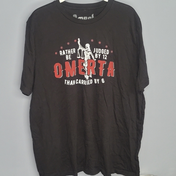 Omerta Rather Be Carried by 12 Shirt-trinidad,blac label,affliction,2A,patriotic - Picture 1 of 5